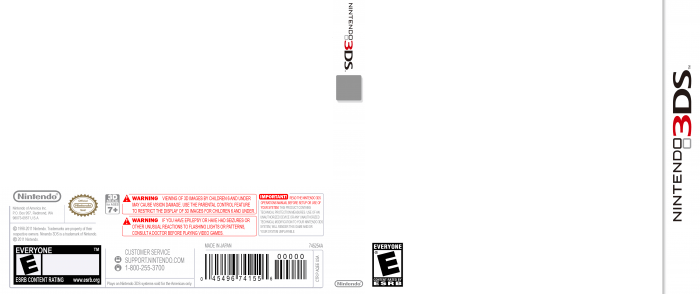 Nintendo 3ds image template printable